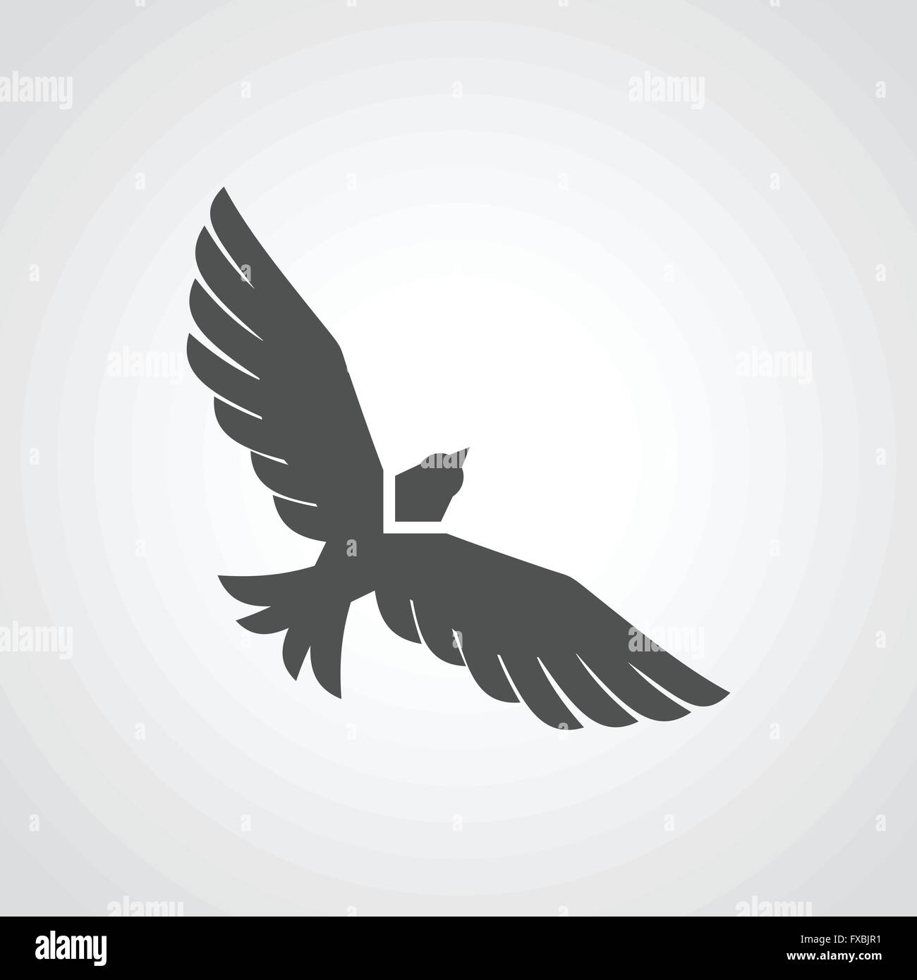 Icono de águila volando Imagen Vector de stock - Alamy