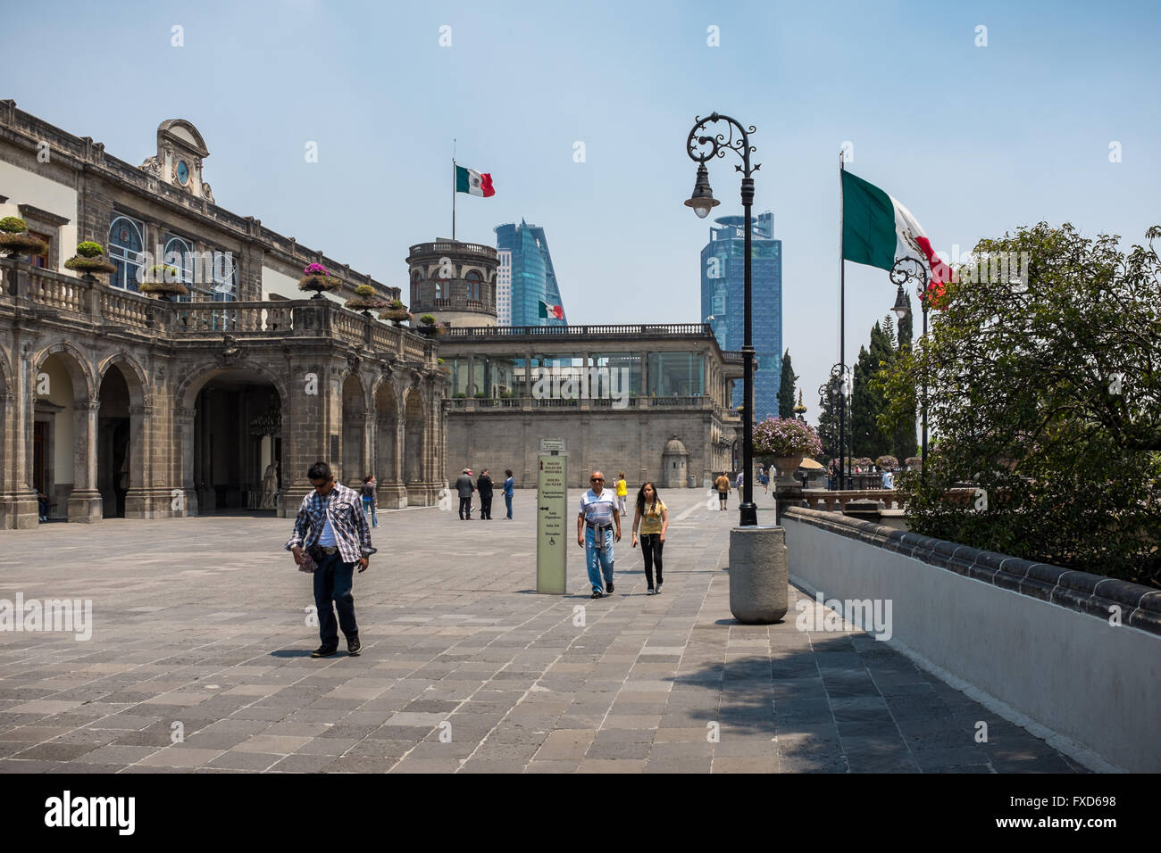 Museo Nacional de Historia en el Castillo de Chapultepec, en Ciudad de México Foto de stock