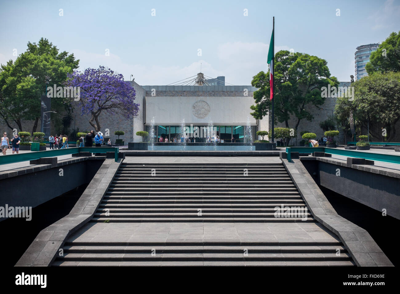 Museo Nacional de Antropología e Historia, Ciudad de México Foto de stock