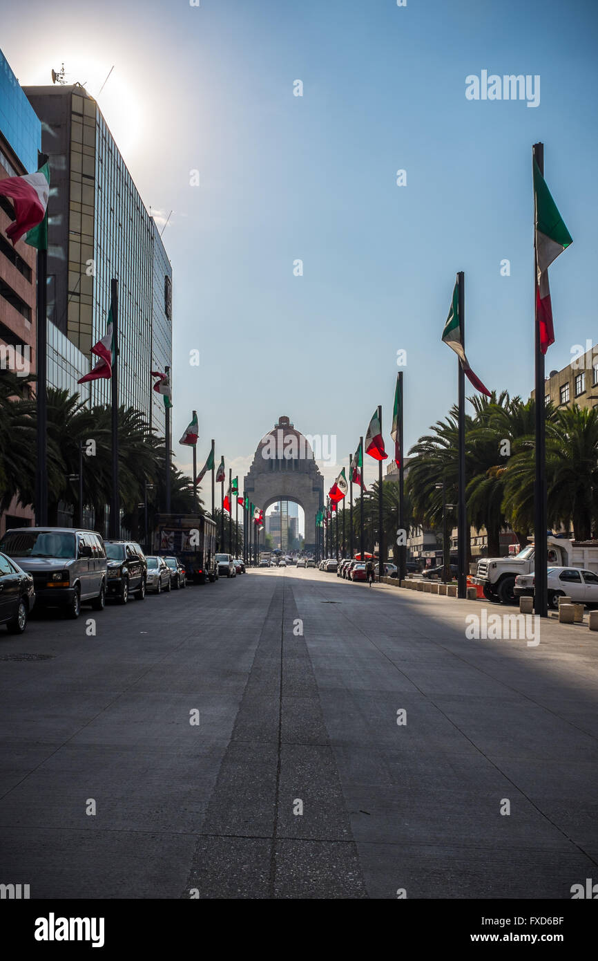 Monumento a la revolución mexicana, Ciudad de México. Foto de stock