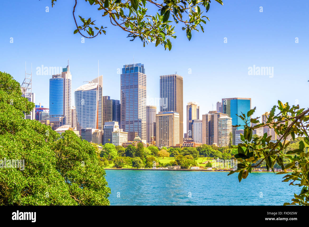 Sydney, New South Wales, Australia, skyline Foto de stock