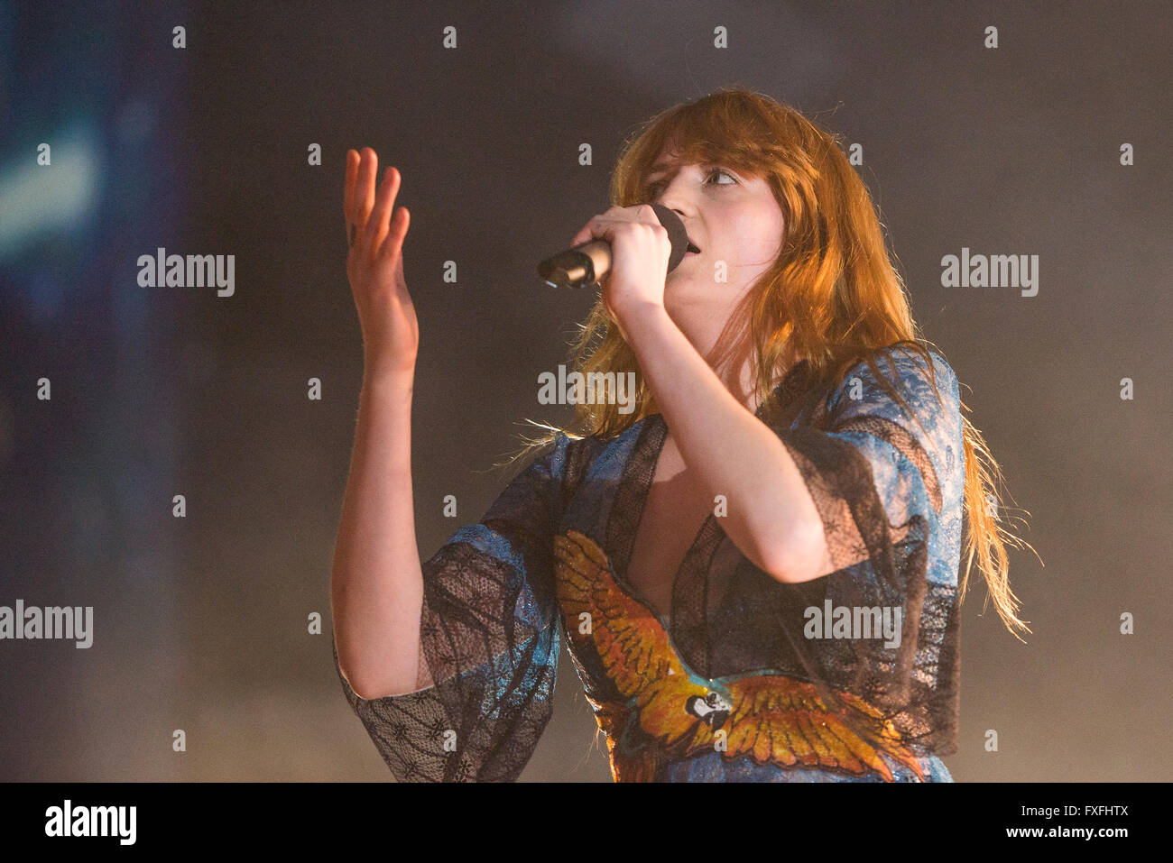 Turín, Italia. 14 de abril de 2016. Florence & the machine realice en palalpitour el 14 de abril de 2016 en Turín, Italia Foto de stock