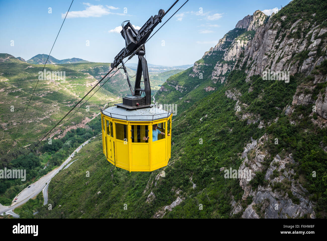 Montserrat cable car fotografías e imágenes de alta resolución - Alamy