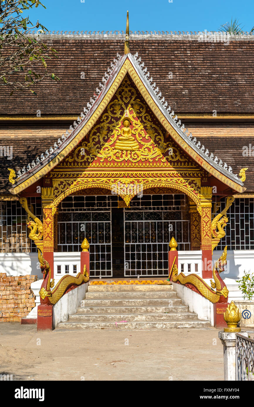 Templo en Luang Prabang, Laos Foto de stock