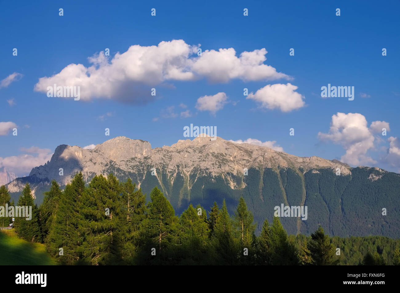 En den italienischen Monzonikamm Dolomiten - Cima di Undici en italiano Dolomitas Foto de stock