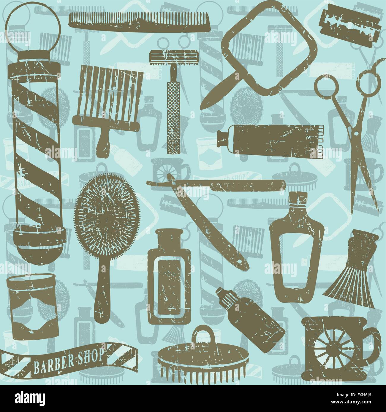 Poste de barbero Imágenes vectoriales de stock - Alamy Poste de barbero Imágenes vectoriales de stock - Alamy