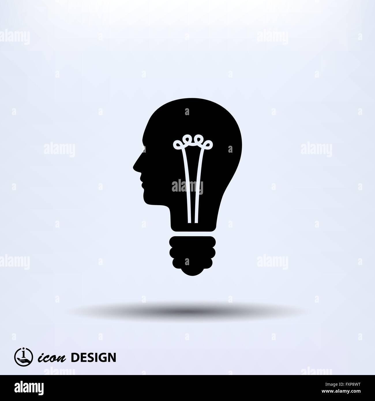 Pictograma de lámpara concepto Imagen Vector de stock - Alamy