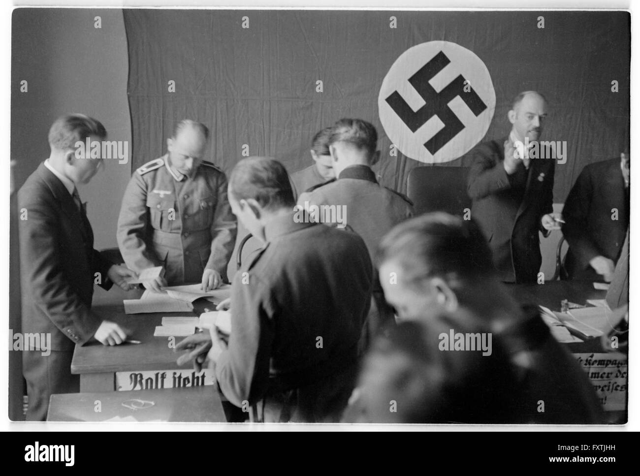 Volksabstimmung Abril de 1938 Foto de stock