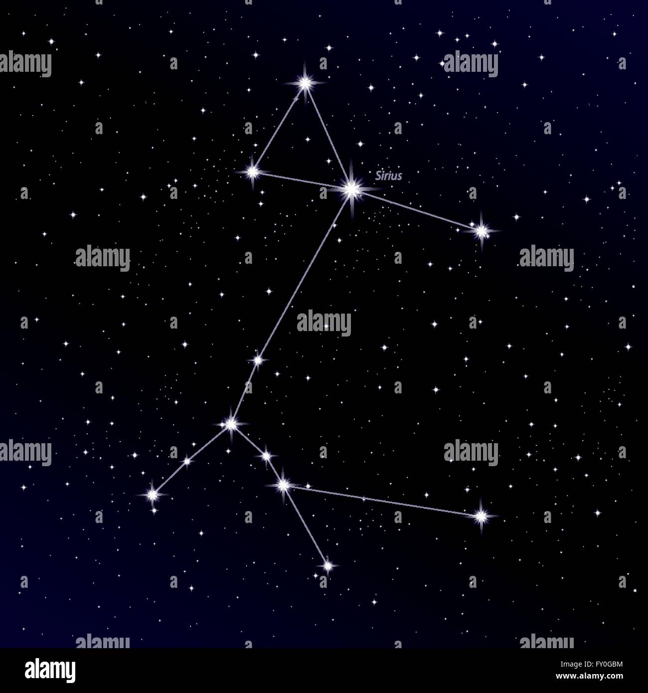 Sirius star fotografías e imágenes de alta resolución - Alamy