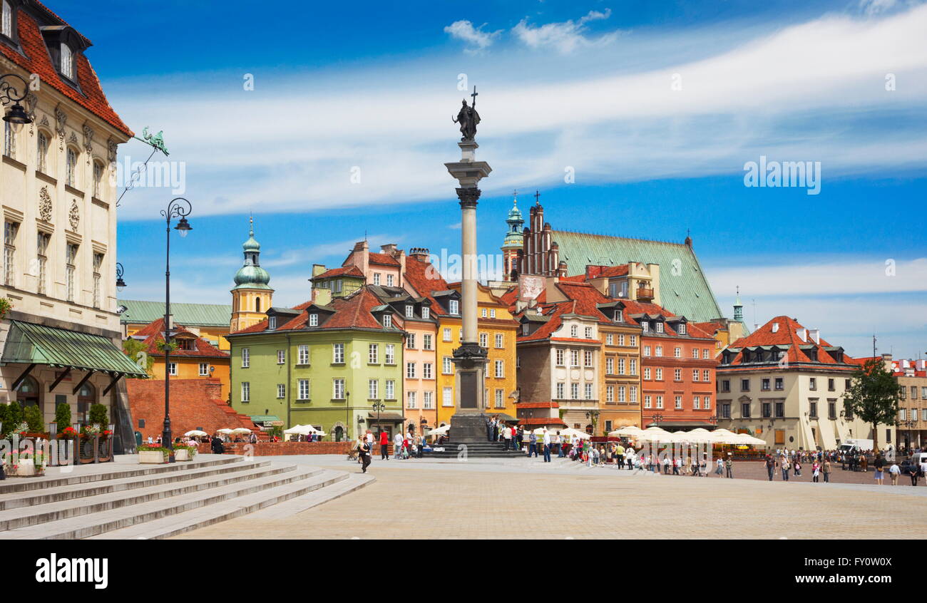 Ciudad Vieja de Varsovia, Polonia Foto de stock