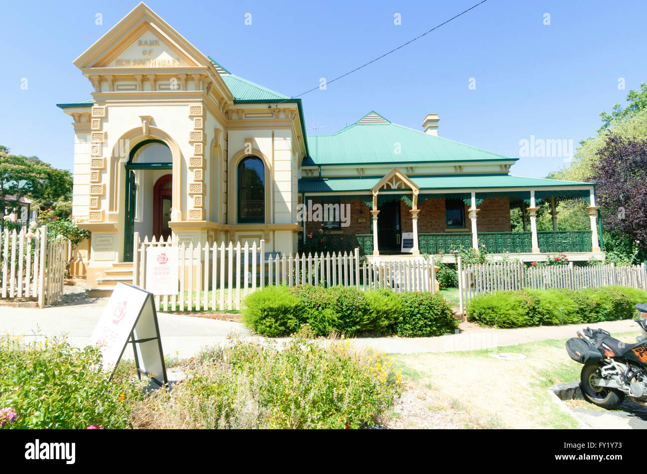 Banco de Nuevo Gales del Sur Edificio, Millthorpe, Nueva Gales del Sur, Australia Foto de stock