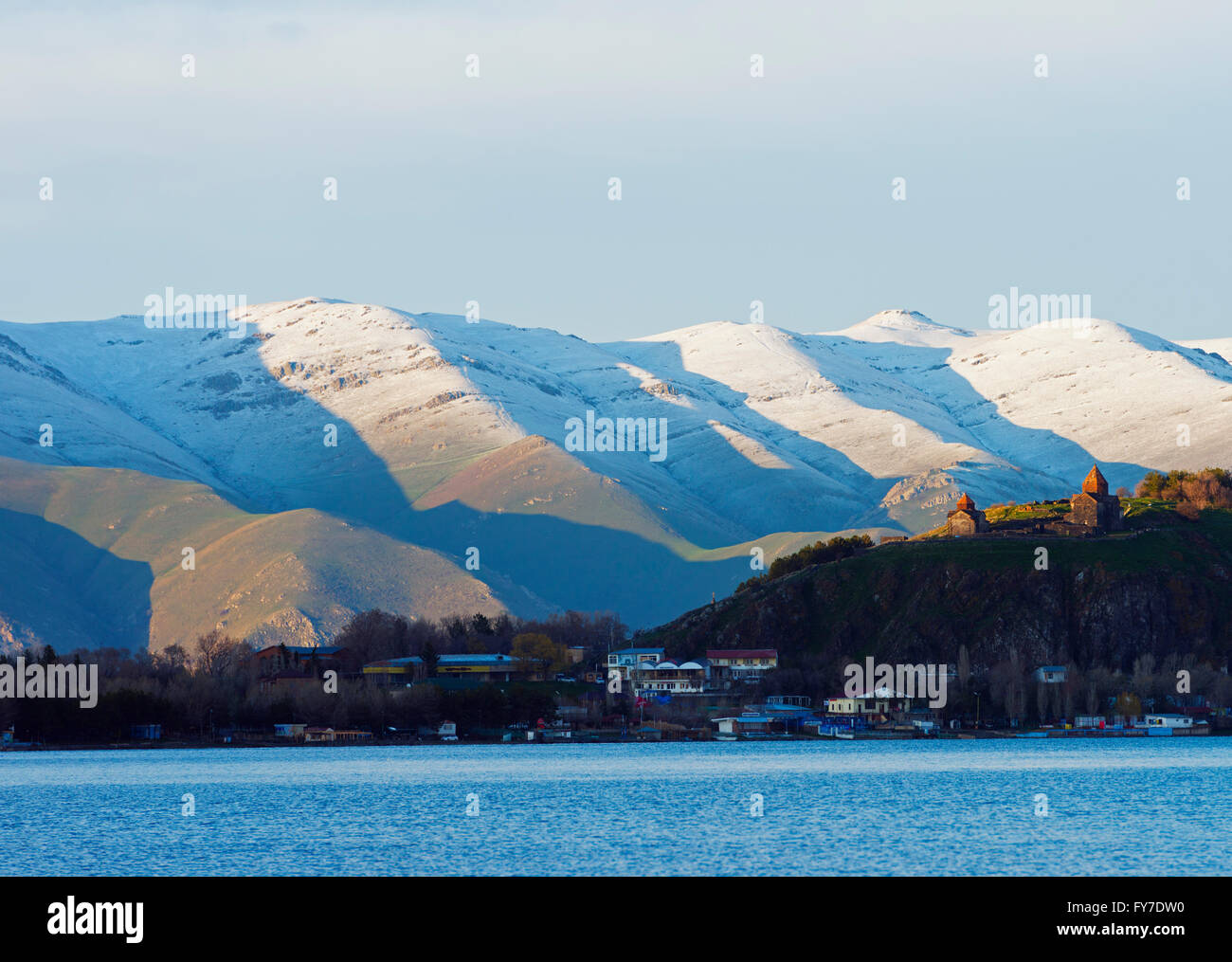 Eurasia, región del Cáucaso, Armenia, Gegharkunik provincia, el lago Sevan, monasterio de Sevanavank Foto de stock