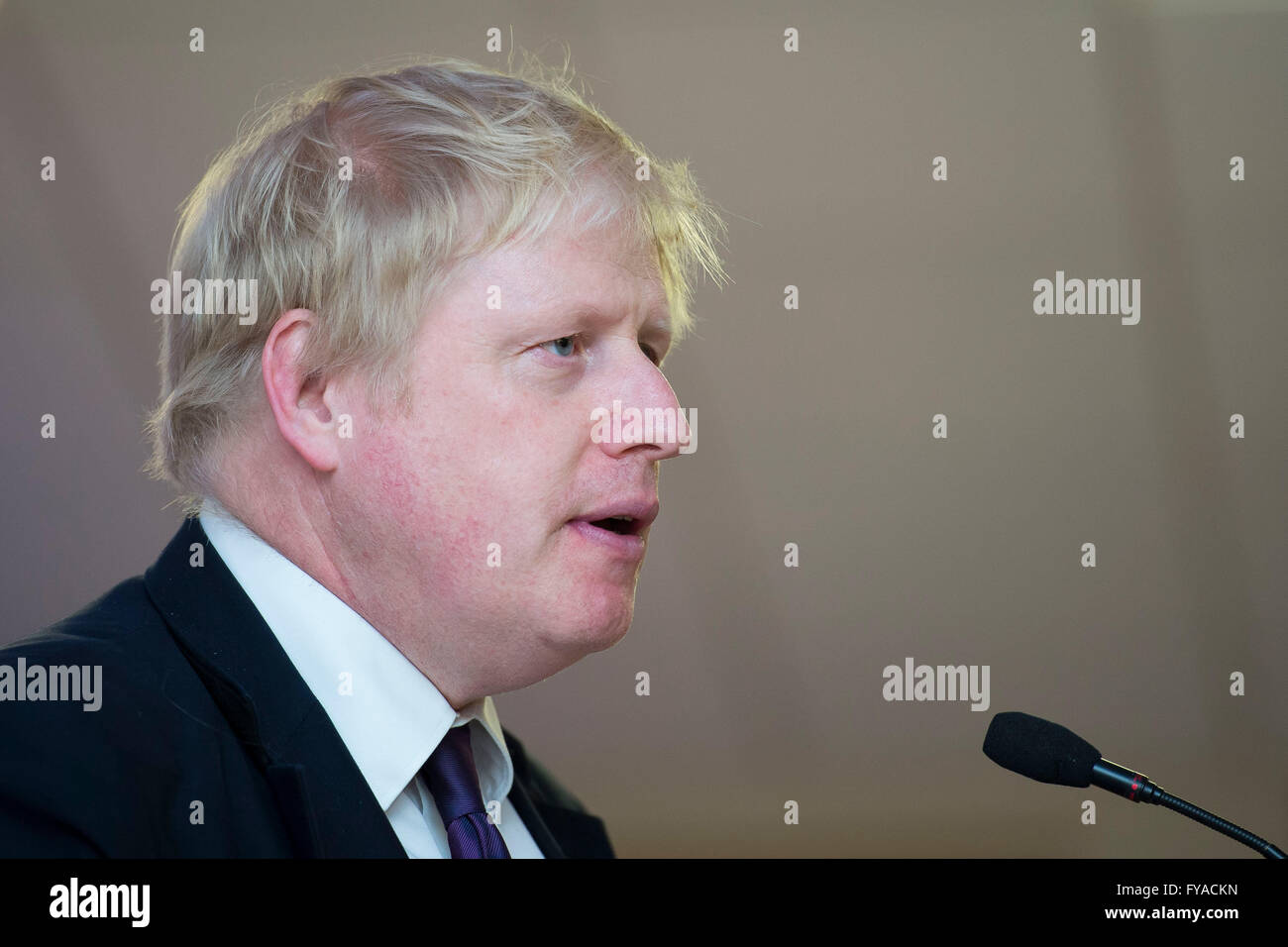 MP conservador Boris Johnson, Secretario de Relaciones Exteriores Foto de stock
