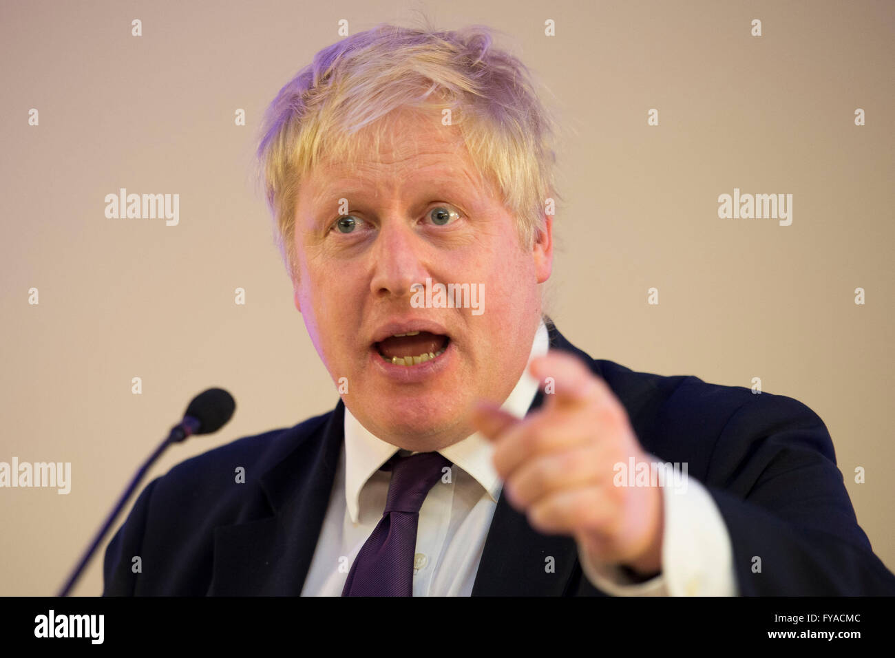 Boris Johnson, ex alcalde de Londres y conservador de MP. Foto de stock