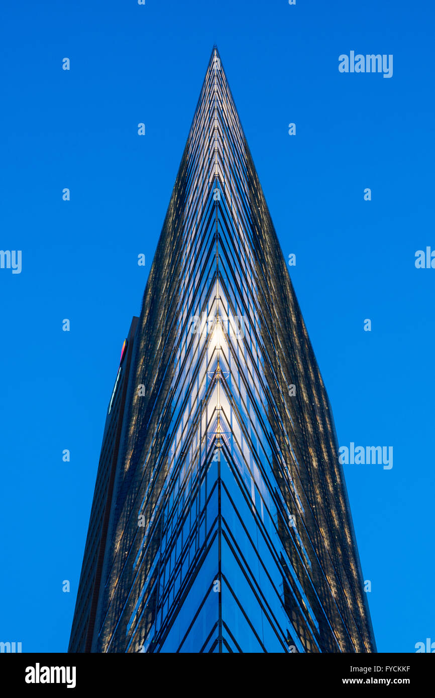 Renzo Piano edificio alto, la plaza Potsdamer Platz, Berlín, Alemania Foto de stock