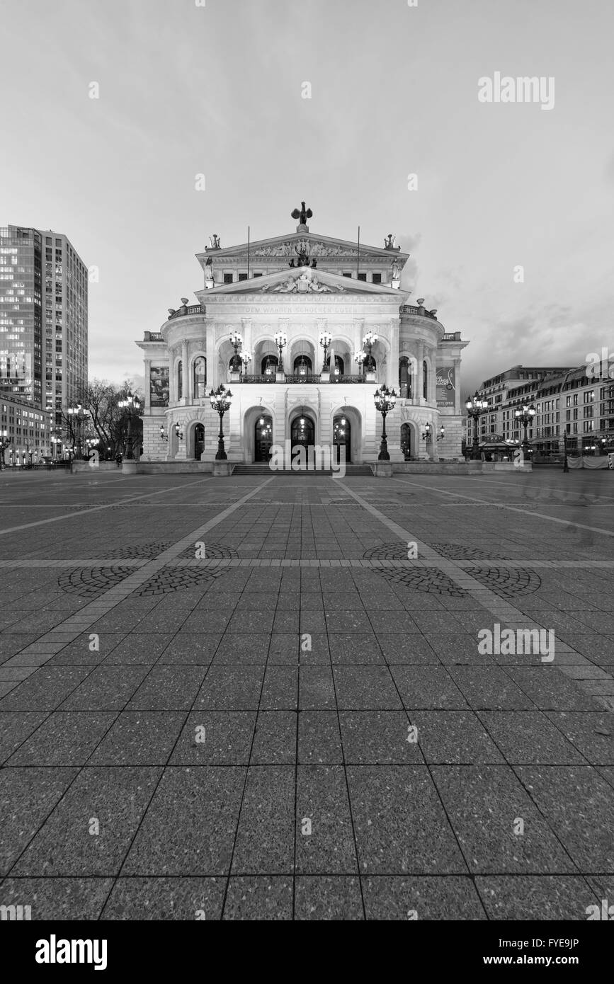 En Europa, Alemania, Frankfurt am Main, la vieja ópera, Deutschland, Frankfurt am Main, Alte Oper Foto de stock