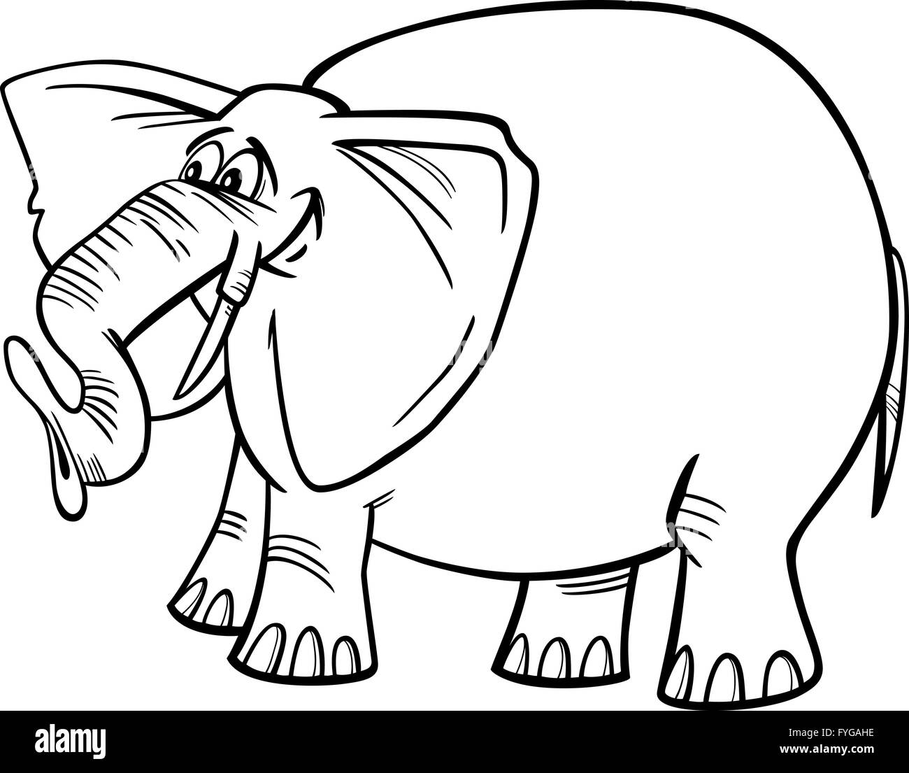 Dibujo De Un Elefante Para Colorear Dibujos De Animales Para Ninos