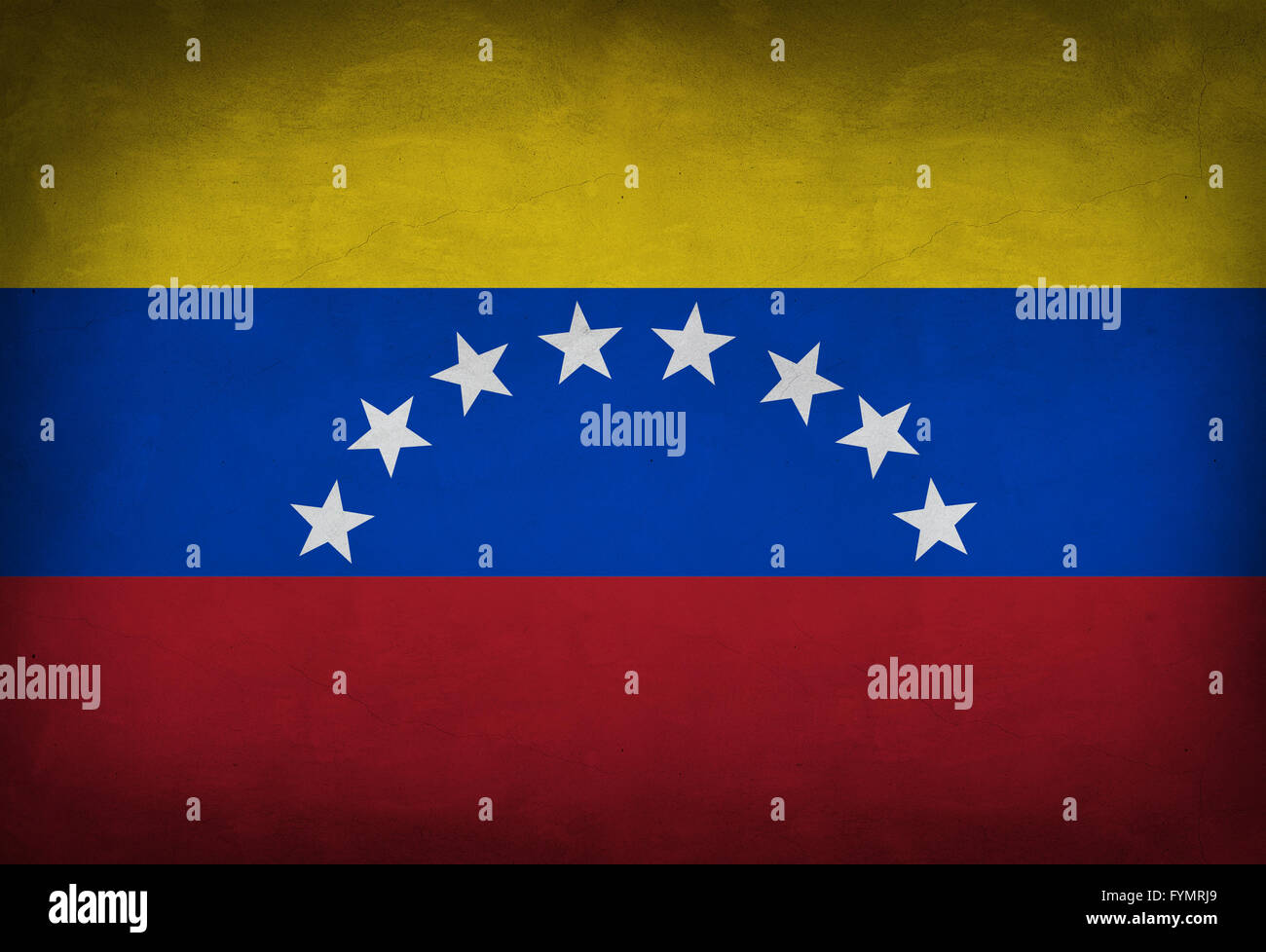 Bandera de Venezuela Foto de stock