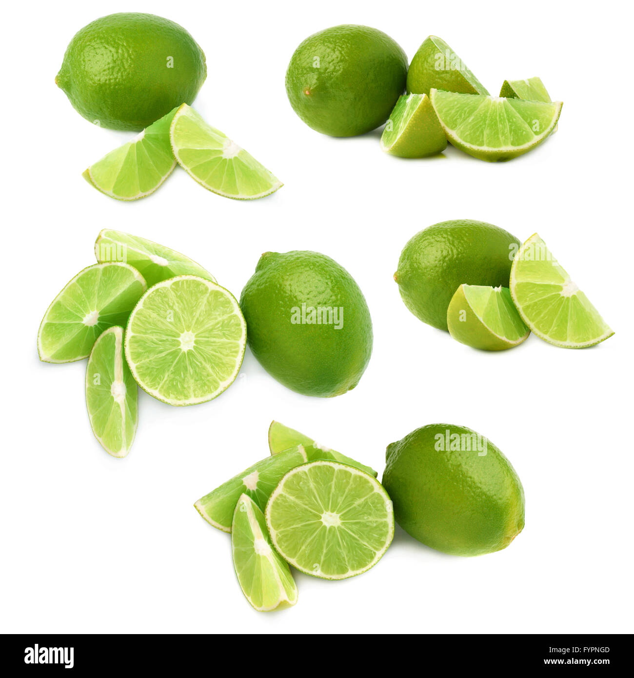 Cal sirve fruta Composición aislados sobre el fondo blanco, conjunto de