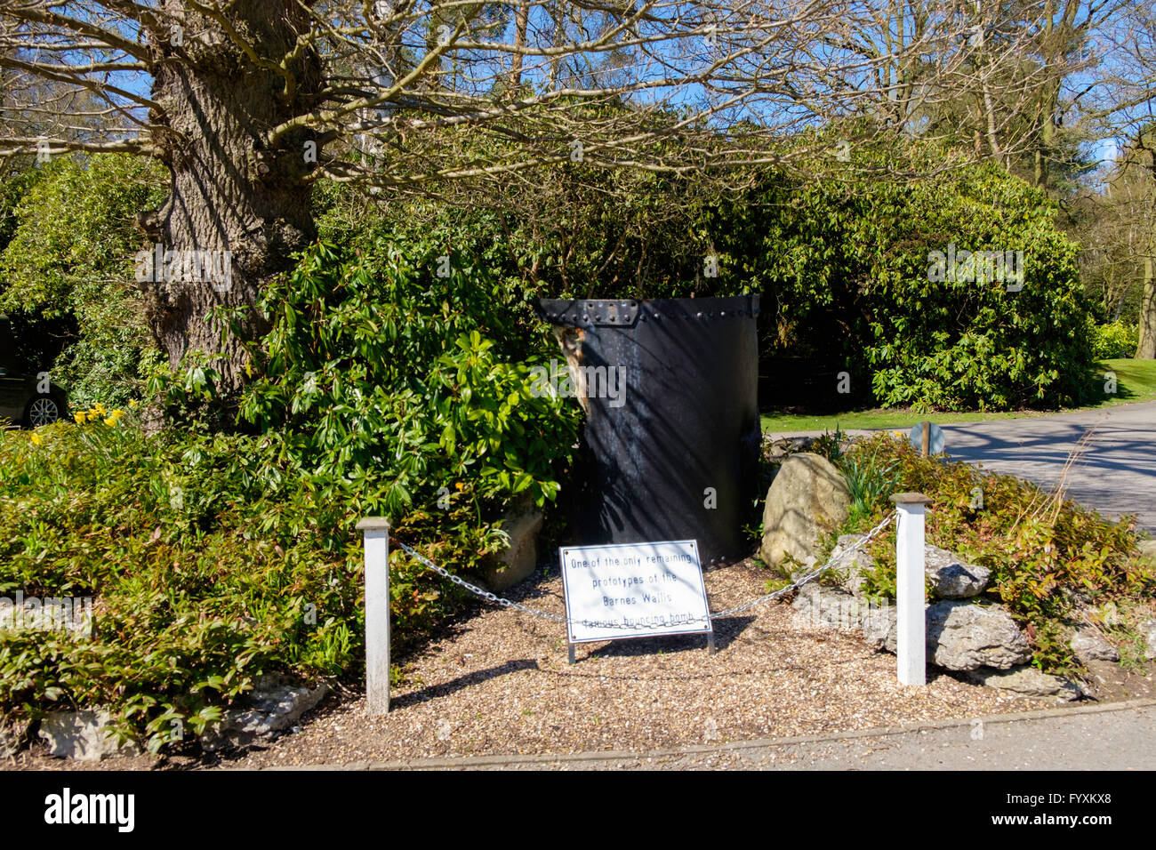 WW2 Bouncing Bomb Foto de stock