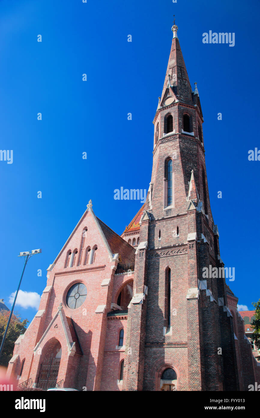 Iglesia Reformada de Buda. Budapest, Hungría Foto de stock