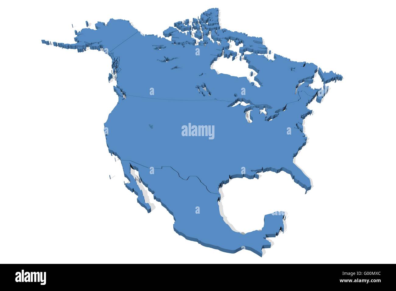 Mapa Politico De America Del Norte Fotografias E Imagenes De Alta Images