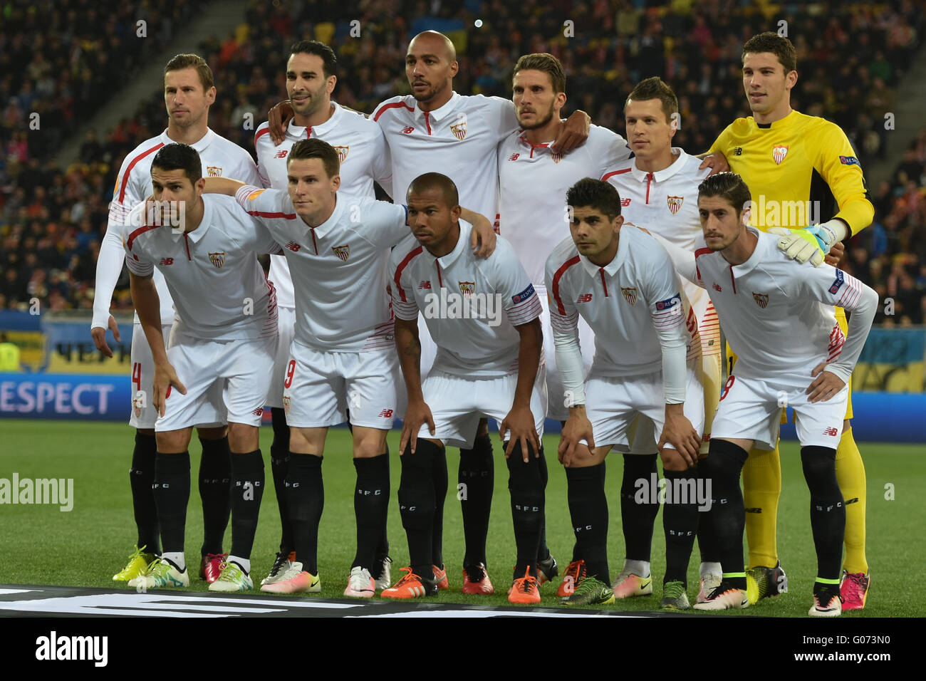 (El FC Shakhtar Donetsk) - Sevilla FC (España) Foto de stock