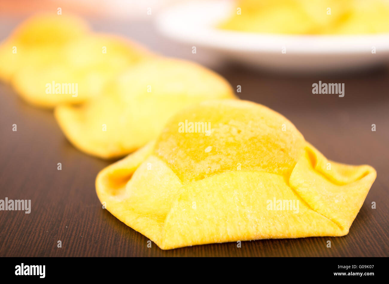 Quesadilla de dulces, postres tradicionales en Ecuador Fotografía de