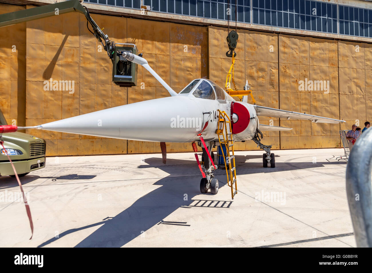 Los aviones Dassault Mirage F1 Foto de stock
