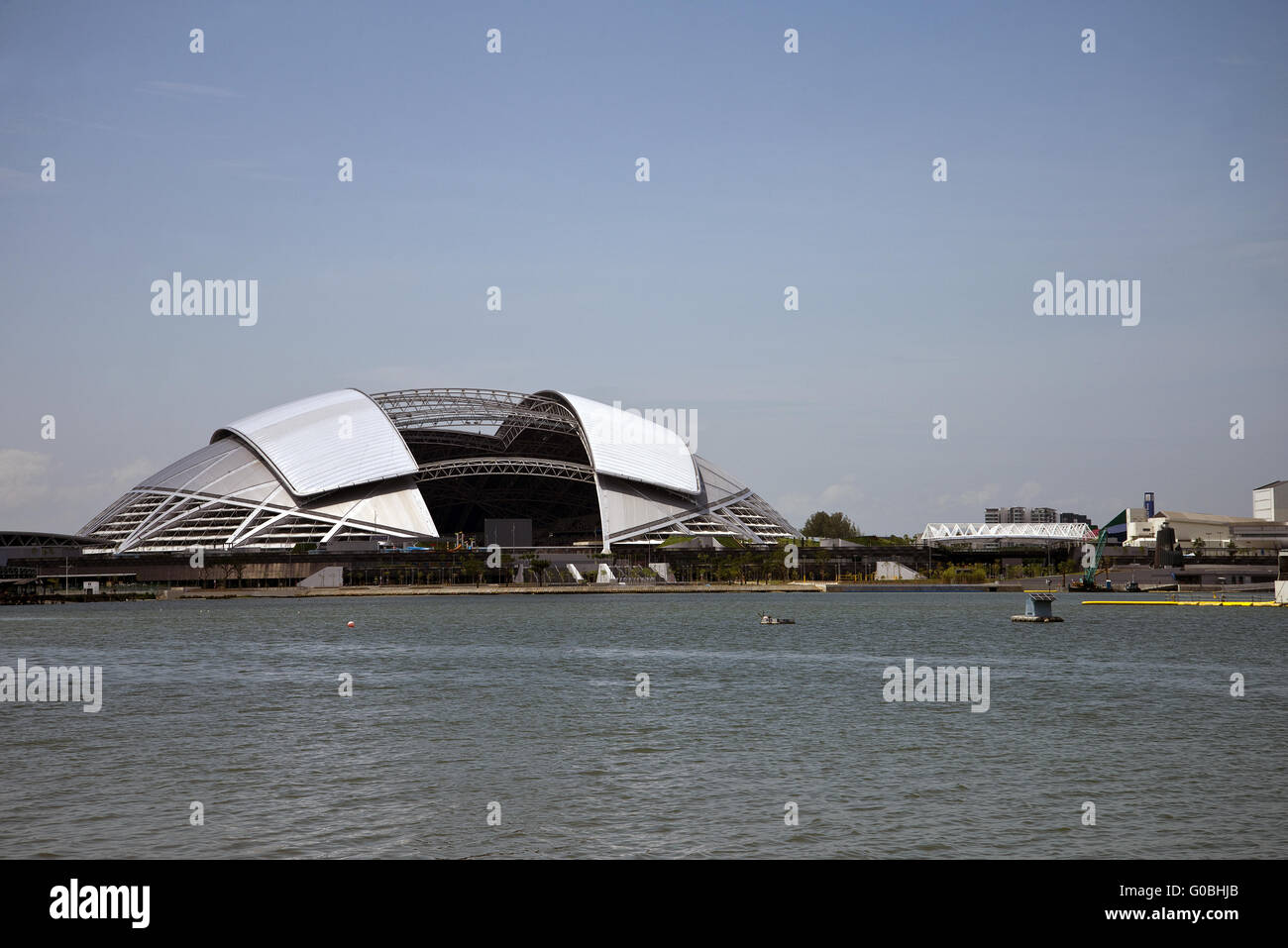 Nuevo Estadio Nacional, Singapur Foto de stock