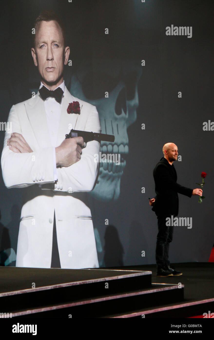 Juergen Vogel - Deutschlandpremiere des neuen James Bond 007 'Spectre Spielfilms', Sony Center, en Potsdamer Platz, 28. Oktober 201 Foto de stock