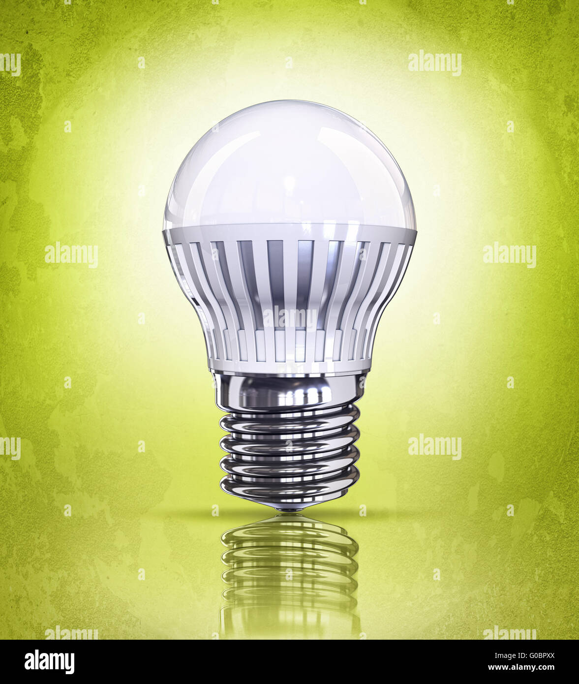 Lámpara de ahorro de energía Foto de stock