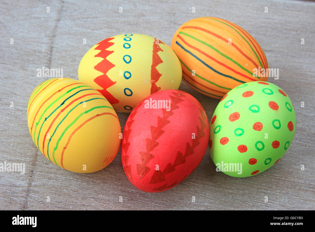 Huevos de Pascua Foto de stock