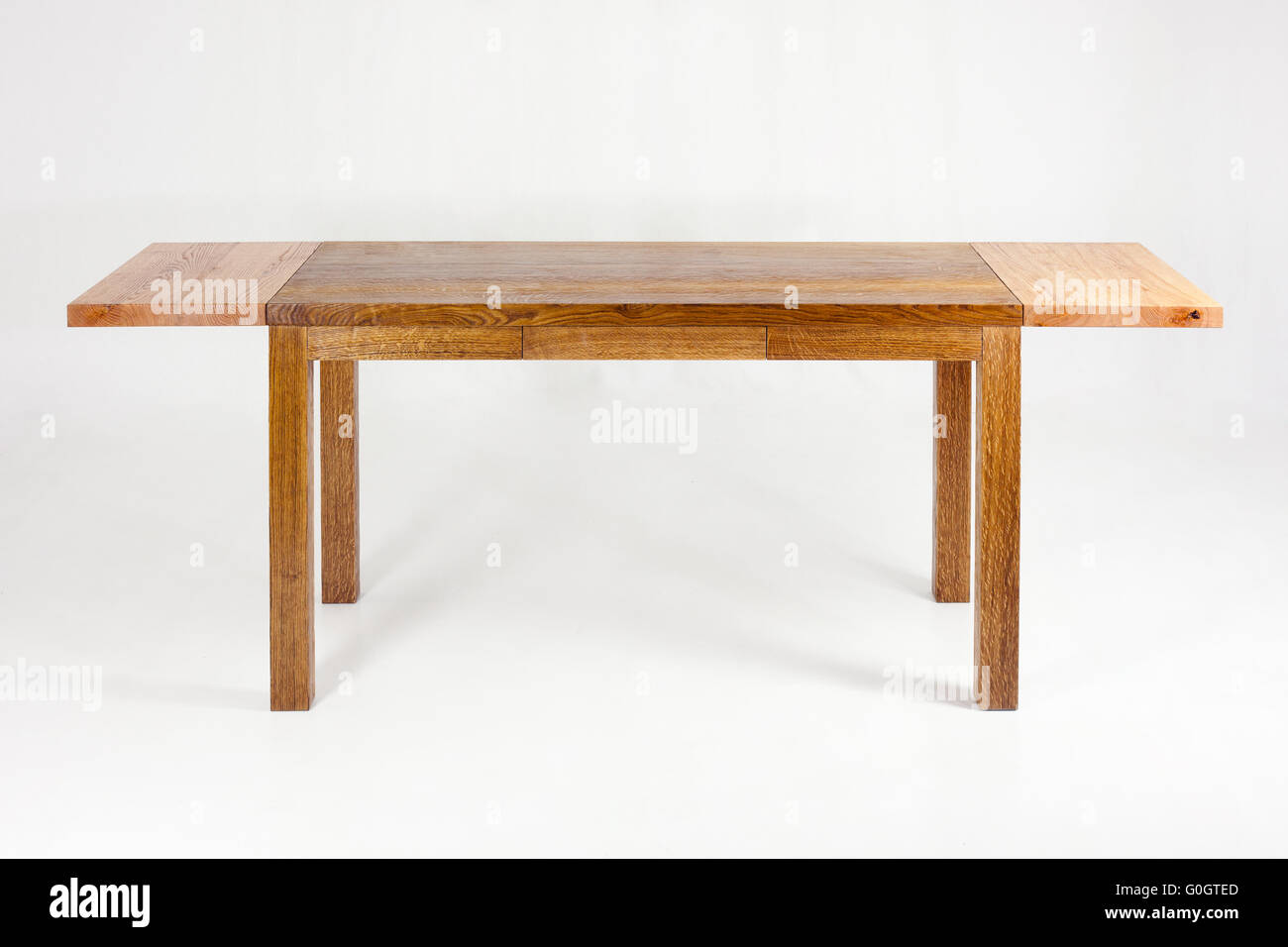 mesa de madera Foto de stock