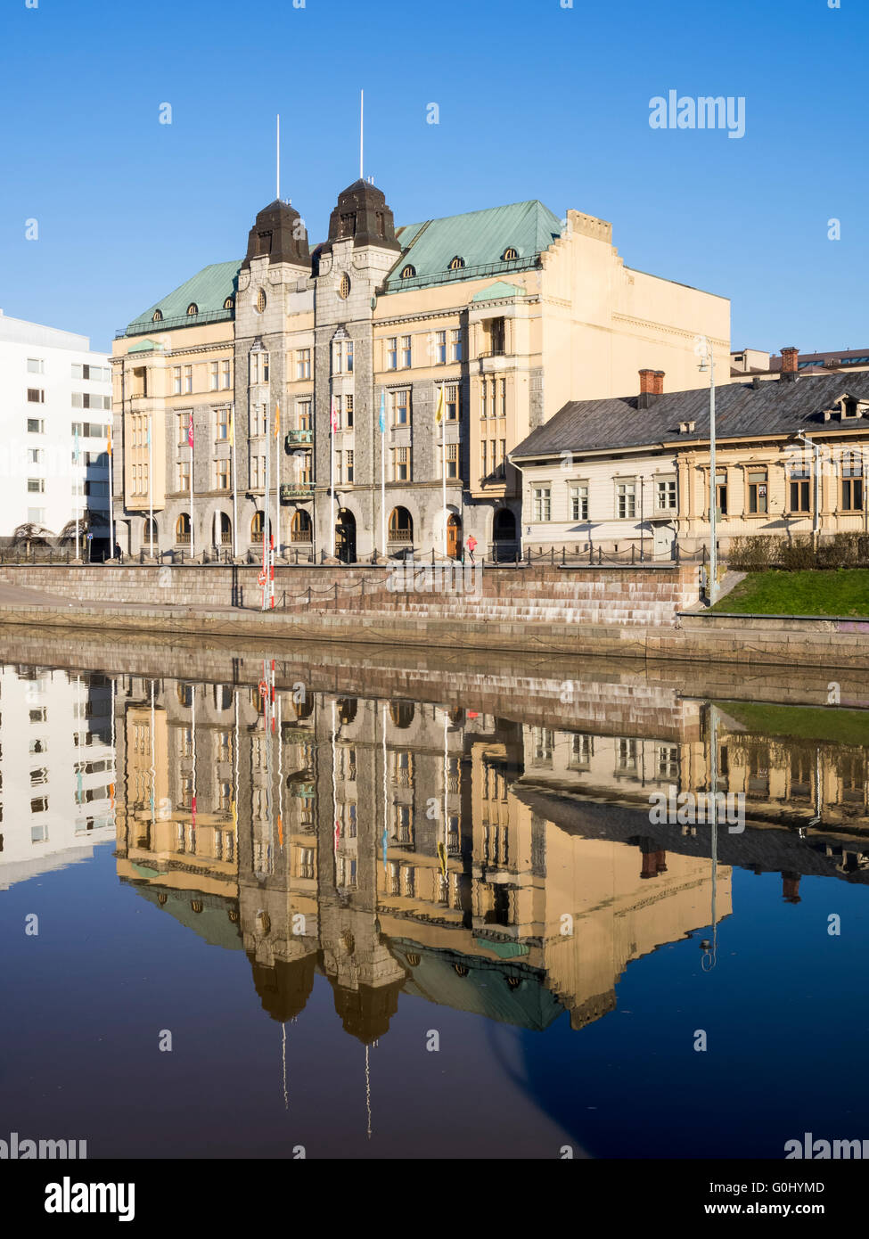 Mañana de Turku Foto de stock