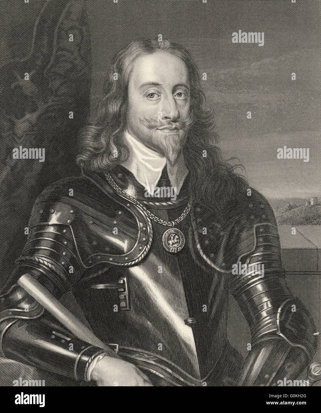 Carlos I, 1600 - 1649, rey de Inglaterra, Escocia e Irlanda Foto de stock