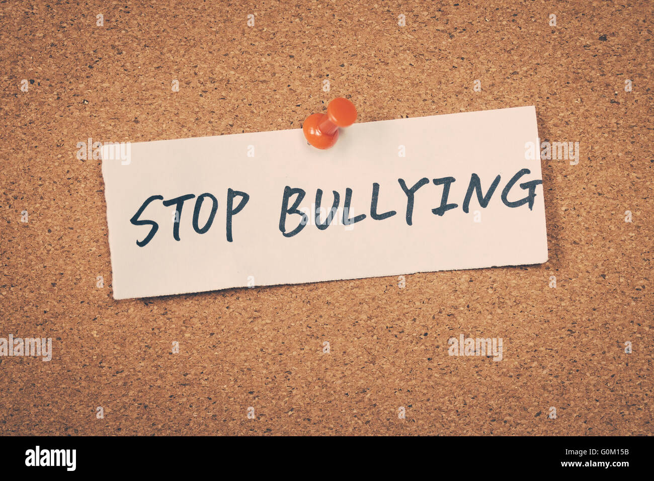 Stop bullying Foto de stock