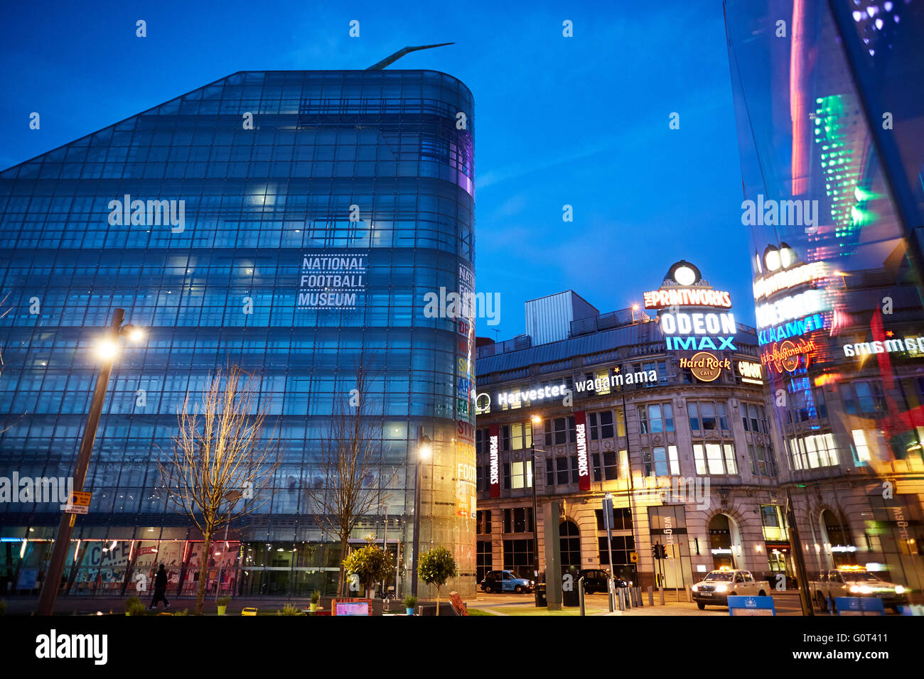 Urbis, Museo Nacional del fútbol en Manchester. Foto de stock