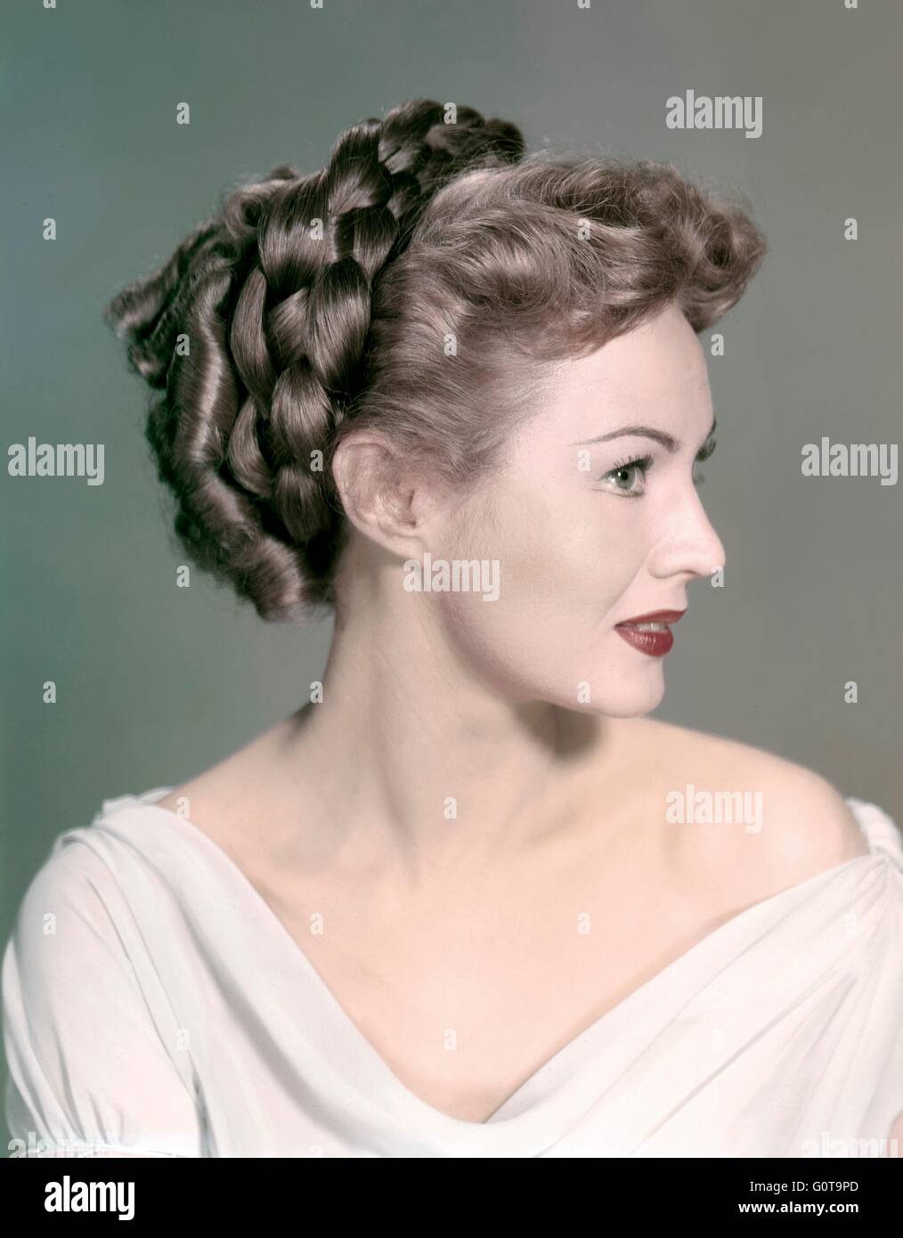 Virginia Mayo / la plancha amante / 1952 dirigida por Gordon Douglas [Imágenes] Warner Bros. Foto de stock