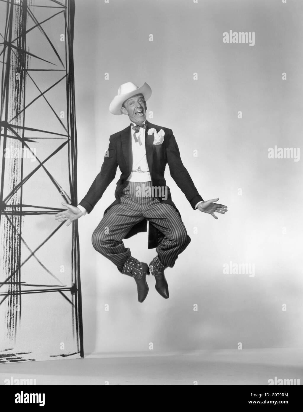 Fred Astaire / Papá piernas largas / 1955 dirigida por Jean Negulesco (20º Century Fox Film Corporation) Foto de stock