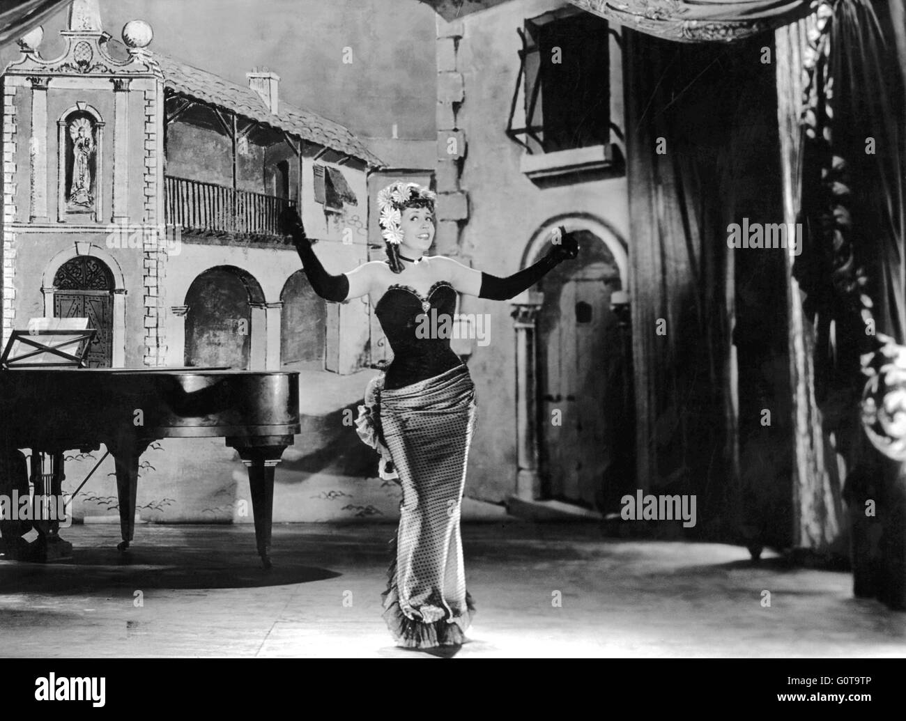 Suzy Delair / Quai des Orfèvres / 1947 dirigido por Henri-Georges Clouzot (Majestic-Film) Foto de stock