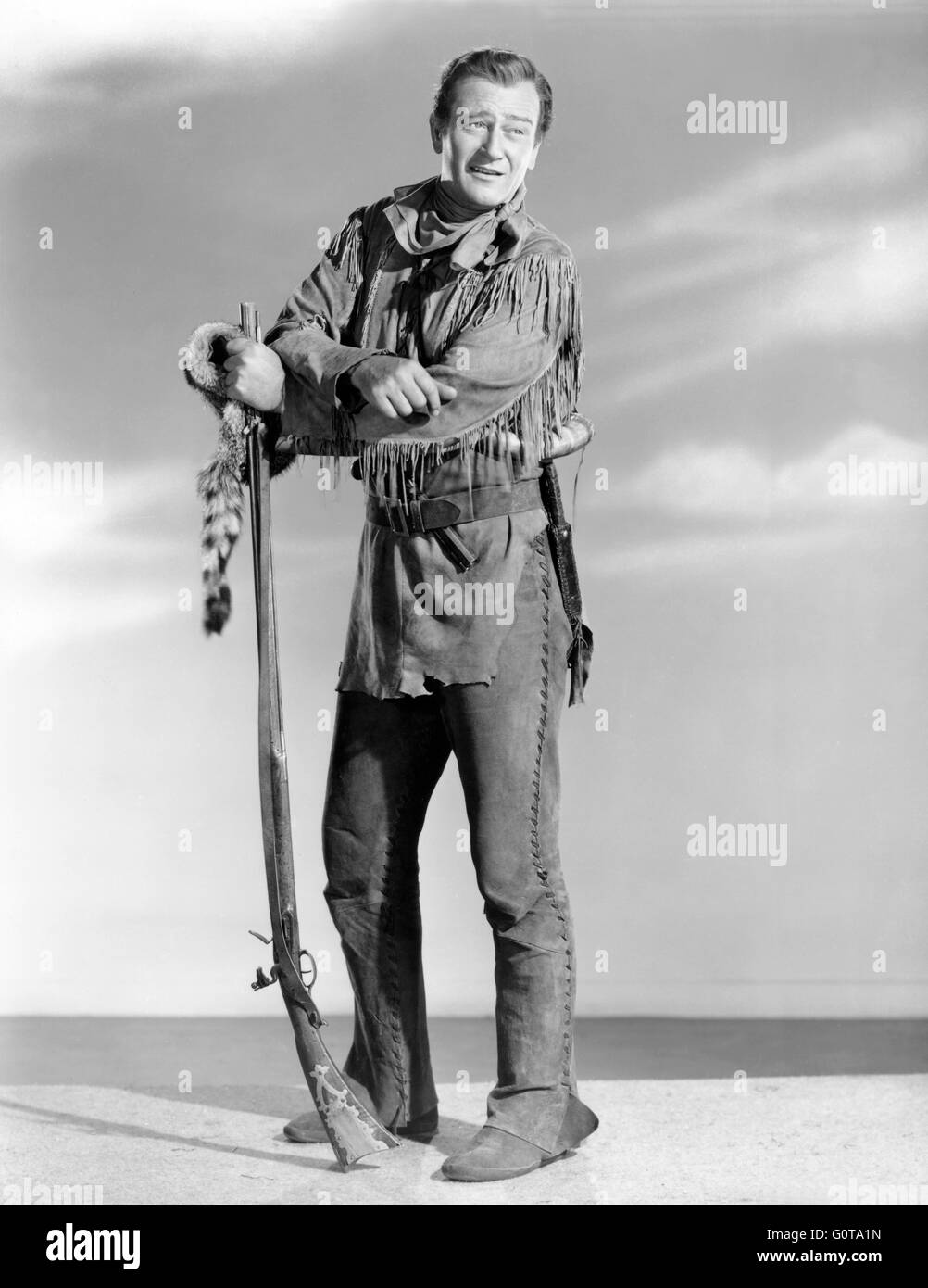 John Wayne / Los combates Kentuckian / 1949 dirigida por George Waggner (Republic Pictures) Foto de stock