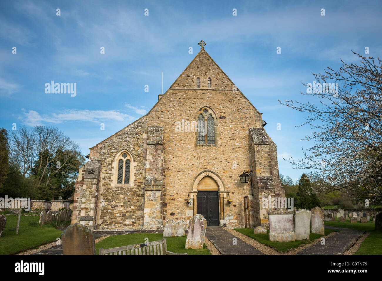 La Iglesia de Santa María la Virgen en Shipley, West Sussex, UK Foto de stock