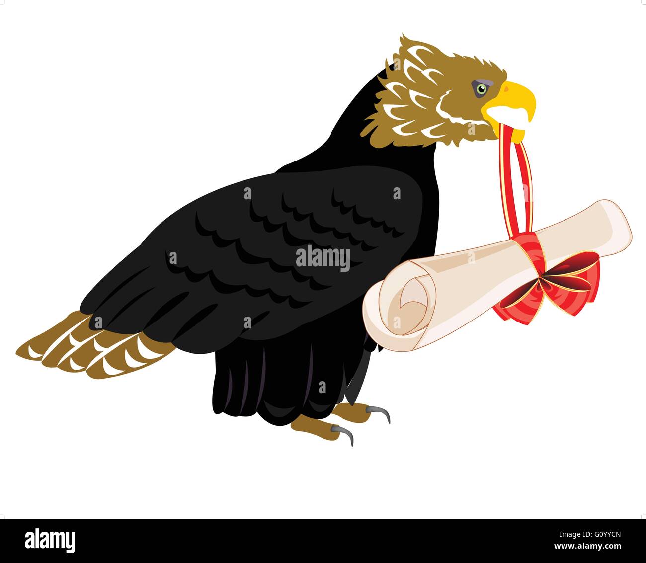 águila con papel de séquito fotografías e imágenes de alta resolución -  Alamy
