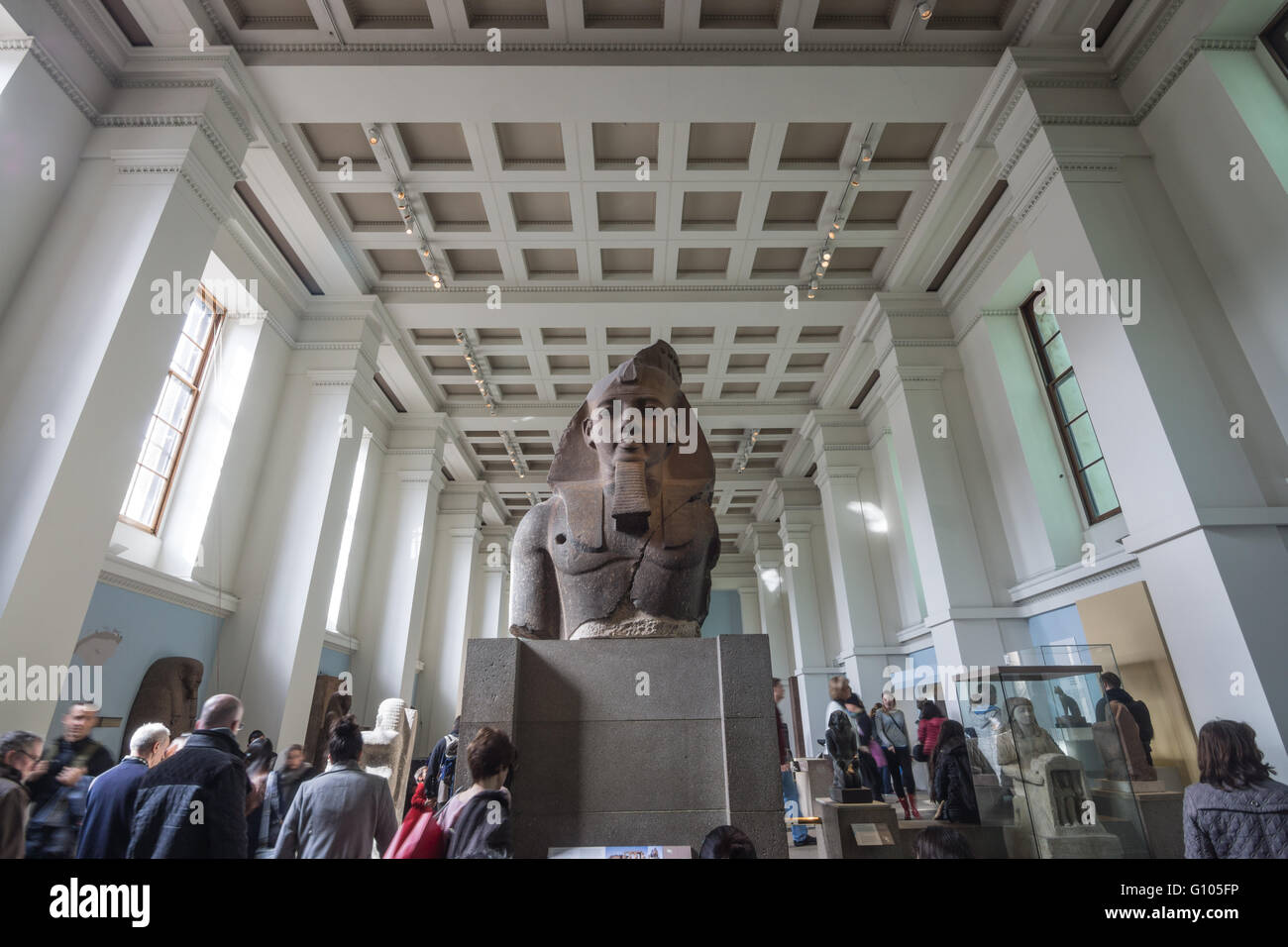 Ramsés II, Ramsés el gran Museo Británico Foto de stock
