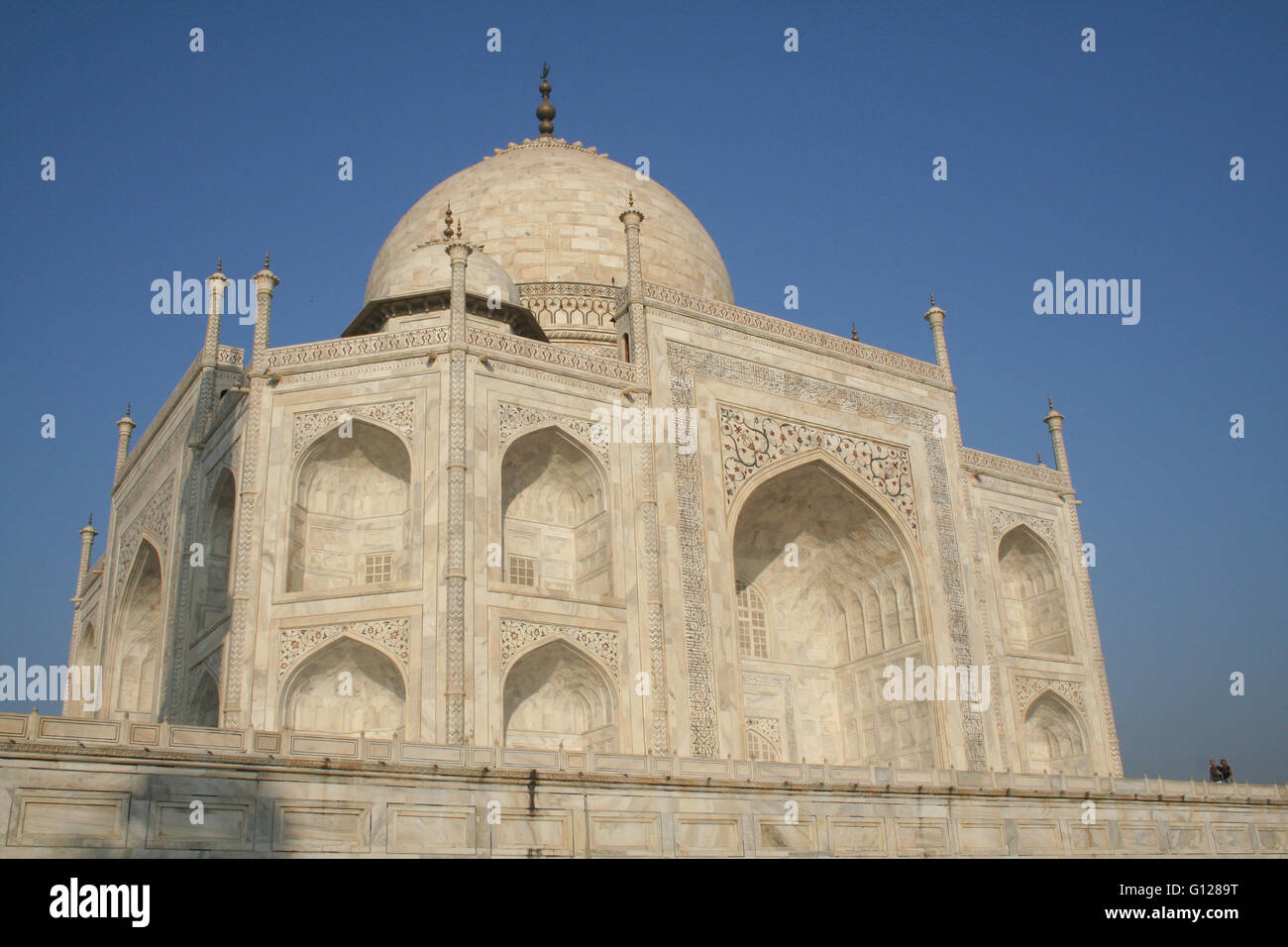 Taj Mahal, Patrimonio Mundial de la UNESCO, Agra, estado de Uttar Pradesh, India, Asia Foto de stock