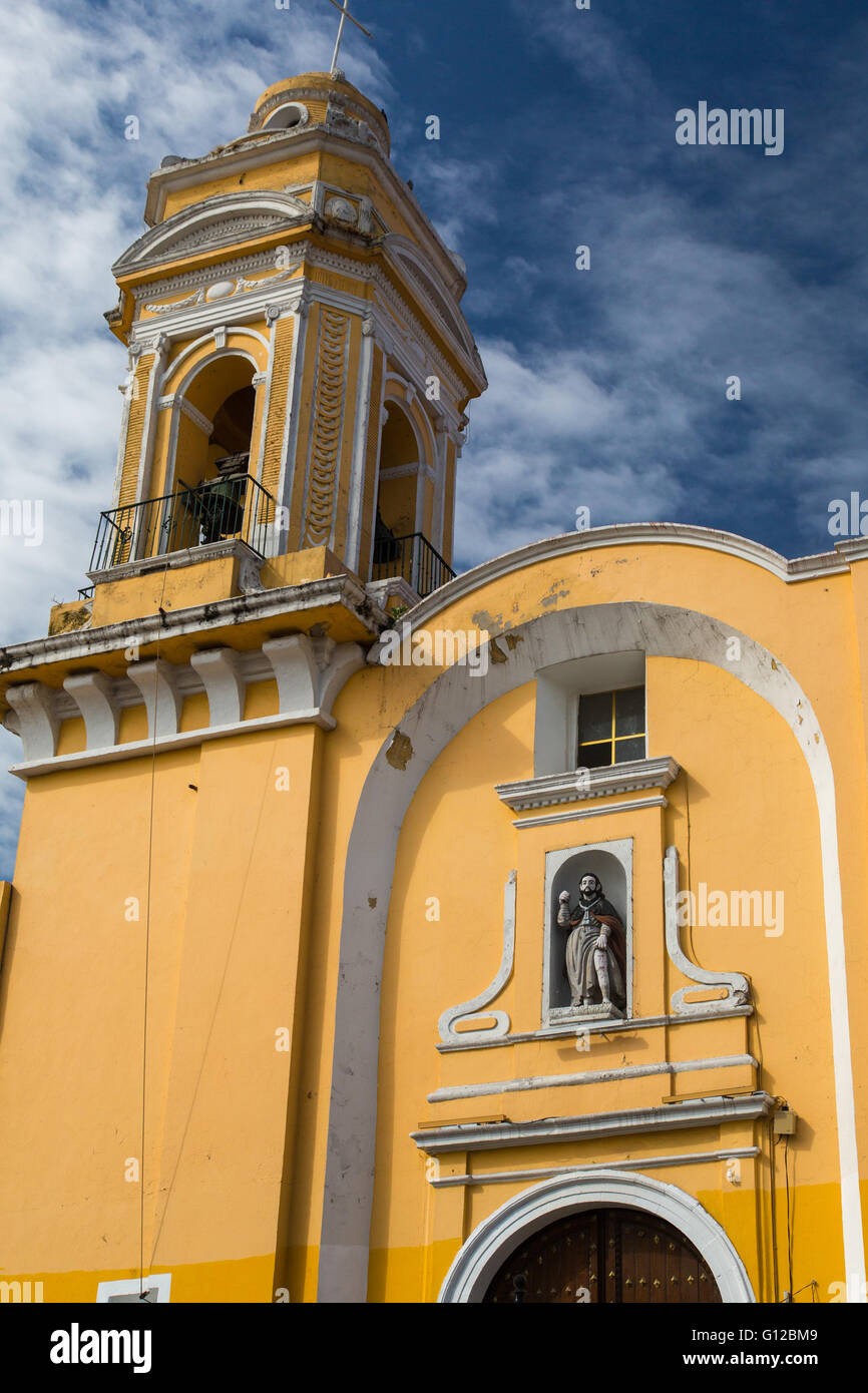 Templo del Ex-Hospital de San Roque es una iglesia católica romana del  siglo XVII en Puebla, México Fotografía de stock - Alamy