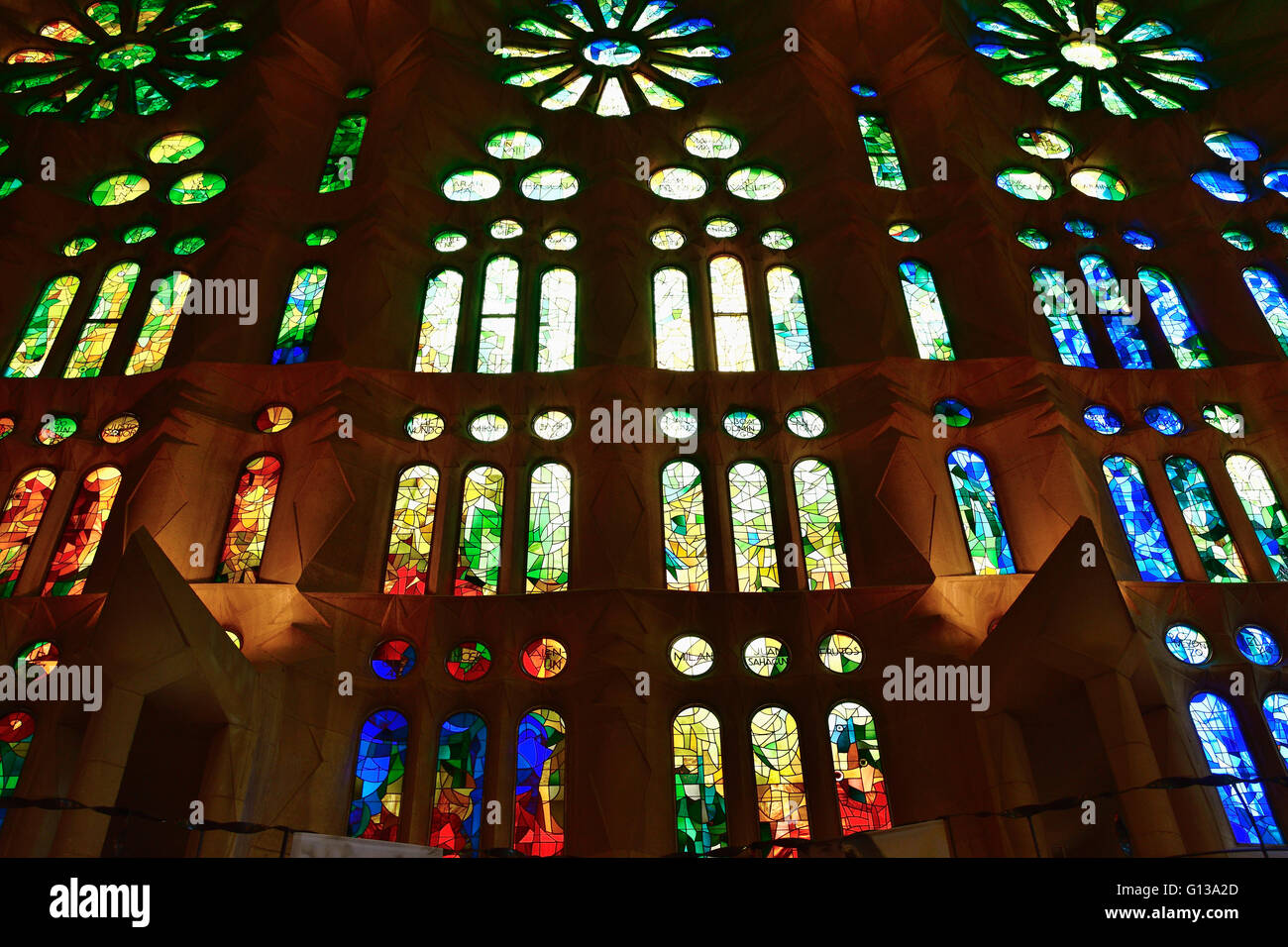Detalle, la Basílica y el Templo Expiatorio de la Sagrada Familia, la