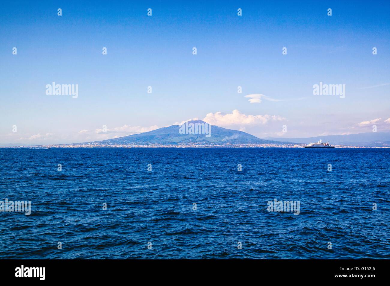 El Vesubio, Provincia de Nápoles, Campania, Italia Foto de stock