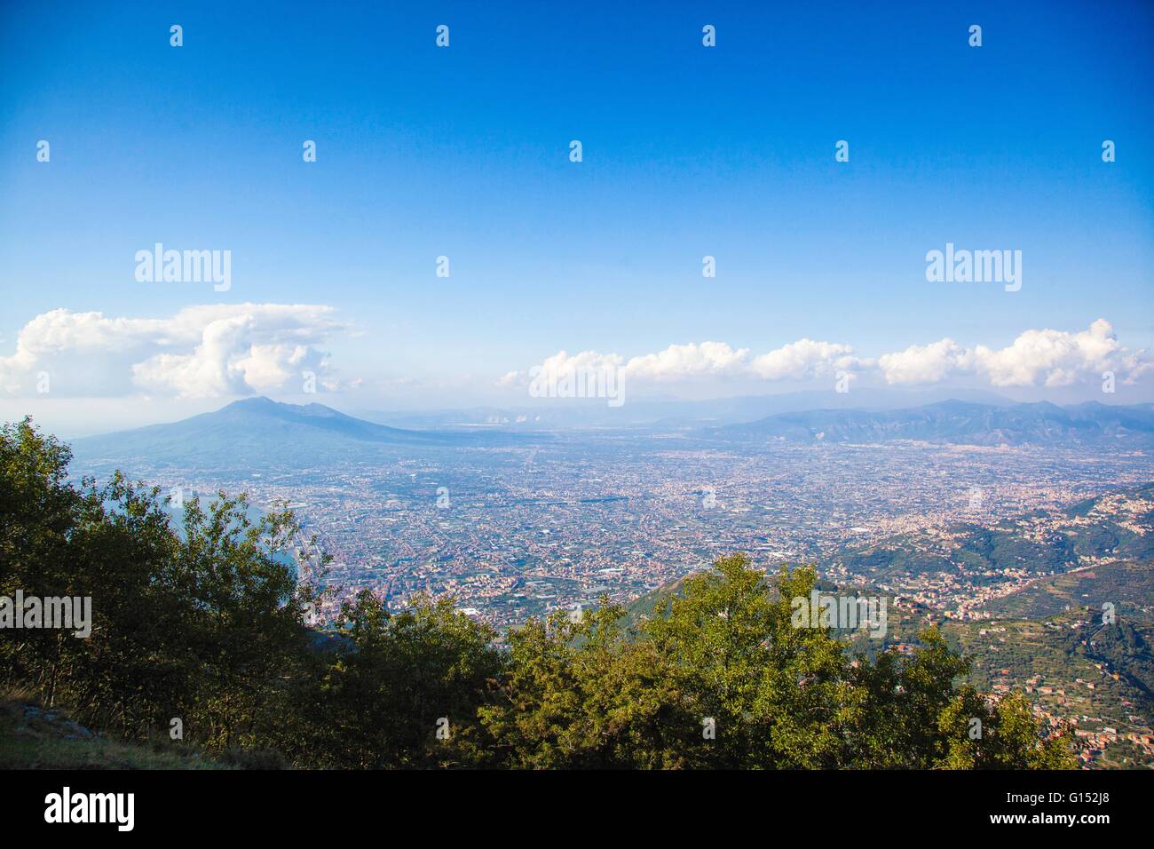 El Vesubio, Provincia de Nápoles, Campania, Italia Foto de stock